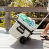 imageIgloo Trailmate 52Qt Wheeled Cooler Insulated Hard Shell Ice Chest CarboniteBone