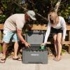 imageIgloo Trailmate 52Qt Wheeled Cooler Insulated Hard Shell Ice Chest CarboniteCarbonite