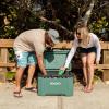 imageIgloo Trailmate 52Qt Wheeled Cooler Insulated Hard Shell Ice Chest CarboniteSpruse