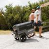 imageIgloo Trailmate Journey 70Qt Wheeled Cooler Insulated Hard Shell Ice ChestCarbonite