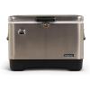 imageIgloo 54 Qt Steel Belted Legacy Stainless Steel Cooler with Bottle OpenerSteel