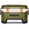 imageIgloo BMX 52 Quart Cooler with Cool Riser TechnologyGreenOrange