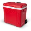 imageIgloo Cooler with Wheels Profile II 28 Qt Hard Sided Ice Chest  Portable Insulated Container with LeakProof Design for Outdoor UseRed