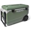 imageIgloo ECOCOOL 90 QT Maxcold Lattitude Cooler Insulated Cooler Chest with Wheels LeakProof Outdoor Cooler 5Day Ice Retention 134 Can Capacity
