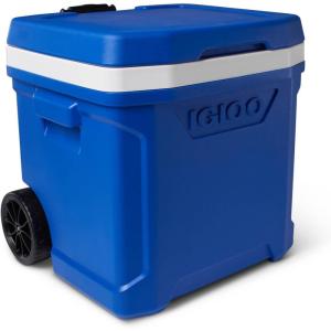 imageIgloo Cooler with Wheels Profile II 28 Qt Hard Sided Ice Chest  Portable Insulated Container with LeakProof Design for Outdoor UseBlue