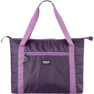 imageIgloo EcoFriendly Insulated Reusable Puffer Soft Sided BagsEggplant