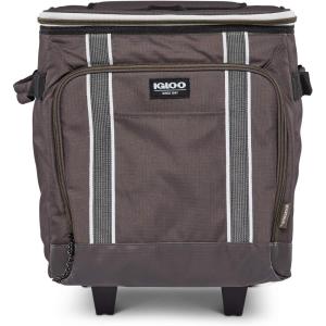 imageIgloo Large Portable Insulated Soft Coolers with Rolling WheelsOlive