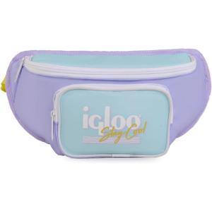 imageIgloo Retro Fanny Packs Cooler Insulated Crossbody Bag Fashion Waist Packs Adjustable ampamp Lightweight Travel Hip PackLilac