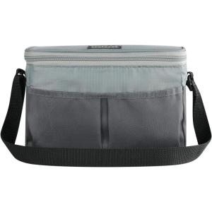 imageIgloo Soft Cooler Collapse ampamp Cool Lunch Bag Portable Lunch Cooler Insulated Lunch Box Soft Sided Cooler Bag6 Can Grey
