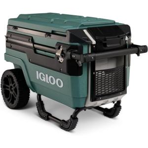 imageIgloo Trailmate Journey 70Qt Wheeled Cooler Insulated Hard Shell Ice ChestSpruce