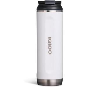 imageIgloo 20 OZ Stainless Steel Tumbler Flip n Sip White