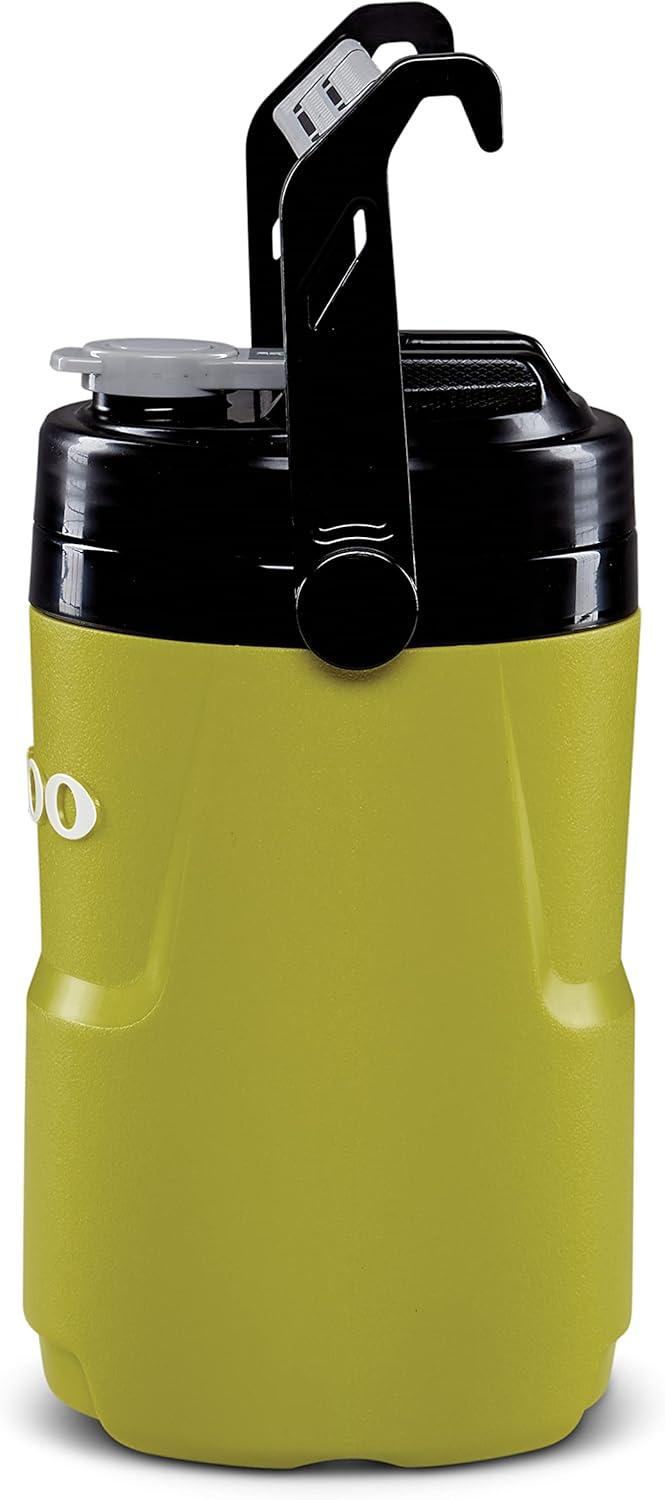 imageIgloo 12 Gallon Insulated Sports Water Jug with HooksPro Acid Green