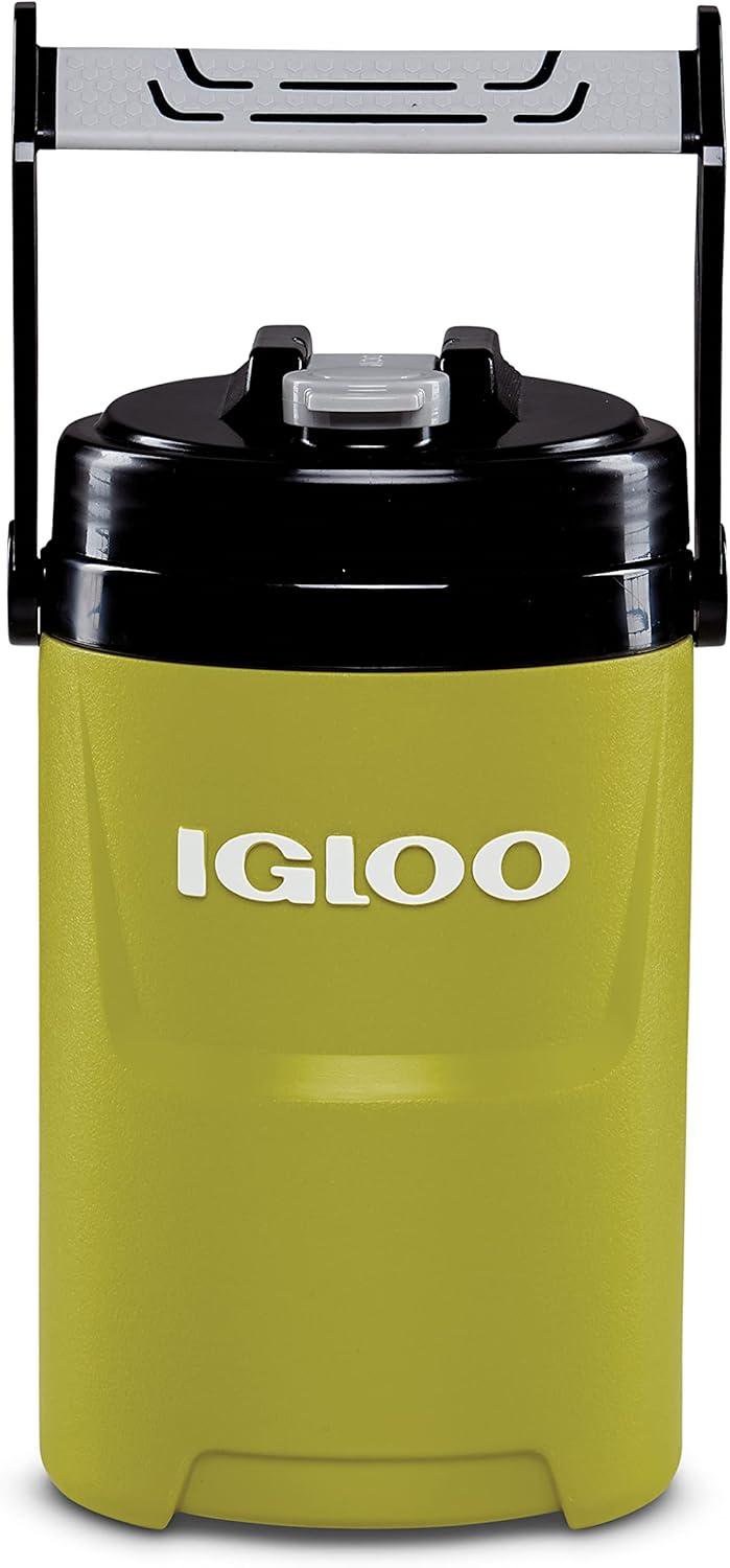 imageIgloo 12 Gallon Insulated Sports Water Jug with HooksPro Acid Green
