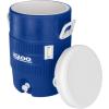 imageIgloo Seat Top Beverage Cooler with Cup Dispenser 5Gallon Ocean BlueOcean Blue