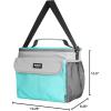 imageIgloo 12Can Softsided Insulated Lunch Box Gripper Cooler BagsAqua