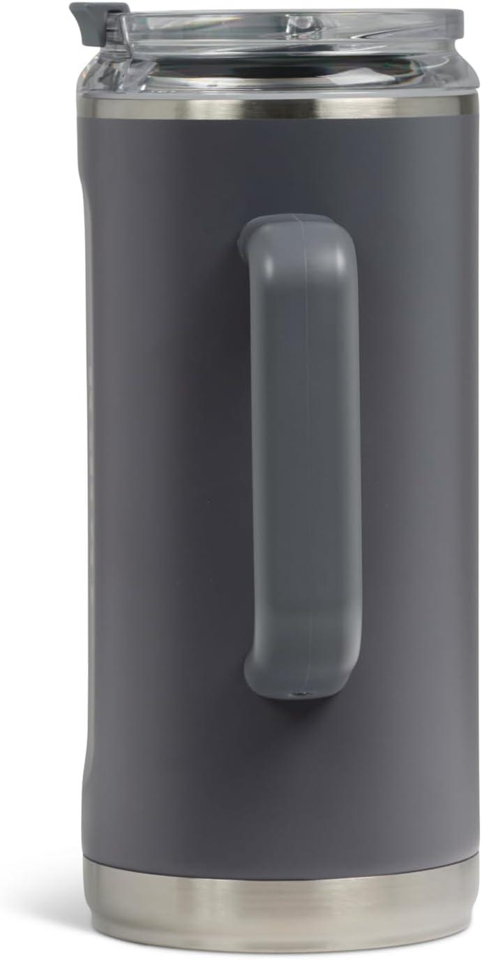 imageIgloo 32 oz Tumbler with Handle Reusable Travel Mug Stainless Steel Insulated Hydration Cup for Hot ampamp Cold Beverages SeafoamCarbonite 36 Oz