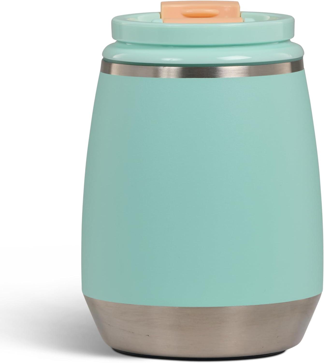 imageIgloo 32 oz Tumbler with Handle Reusable Travel Mug Stainless Steel Insulated Hydration Cup for Hot ampamp Cold Beverages SeafoamSeafoam 10 Oz