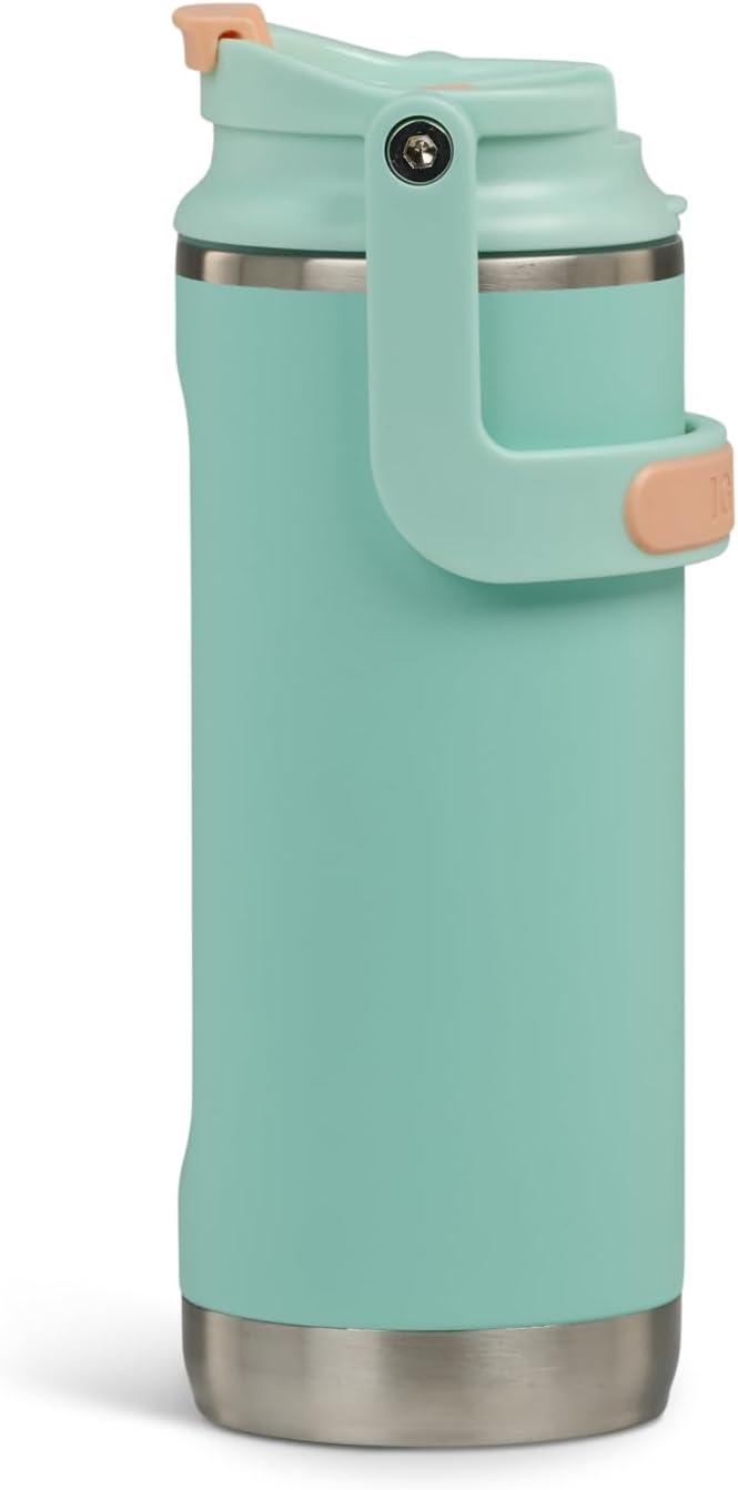 imageIgloo 32 oz Tumbler with Handle Reusable Travel Mug Stainless Steel Insulated Hydration Cup for Hot ampamp Cold Beverages SeafoamSeafoam 16 Oz