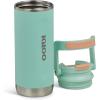 imageIgloo 32 oz Tumbler with Handle Reusable Travel Mug Stainless Steel Insulated Hydration Cup for Hot ampamp Cold Beverages SeafoamSeafoam 16 Oz