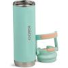 imageIgloo 32 oz Tumbler with Handle Reusable Travel Mug Stainless Steel Insulated Hydration Cup for Hot ampamp Cold Beverages SeafoamSeafoam SP 20 Oz
