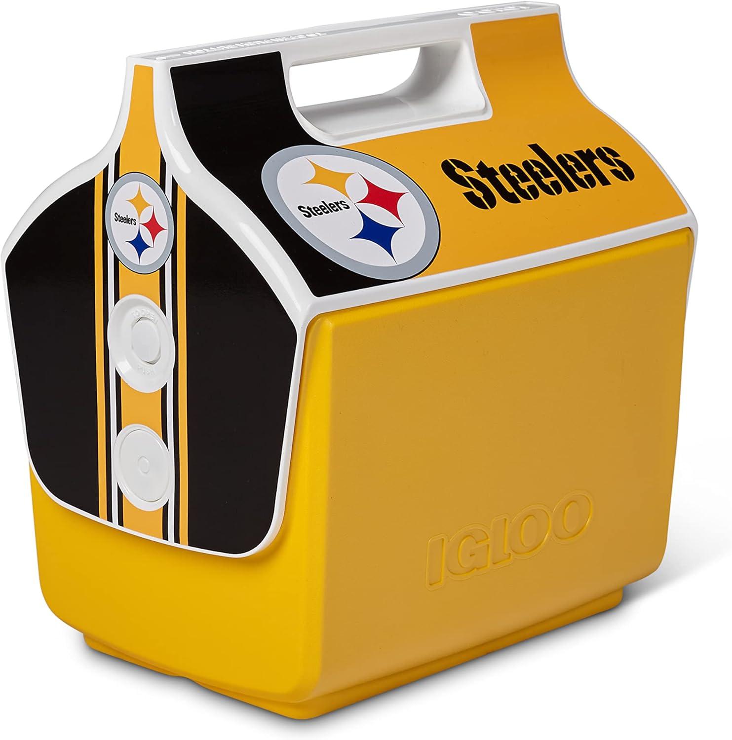 imageIgloo Limited Edition NFL 7 Qt Little Playmate CoolerSteelers