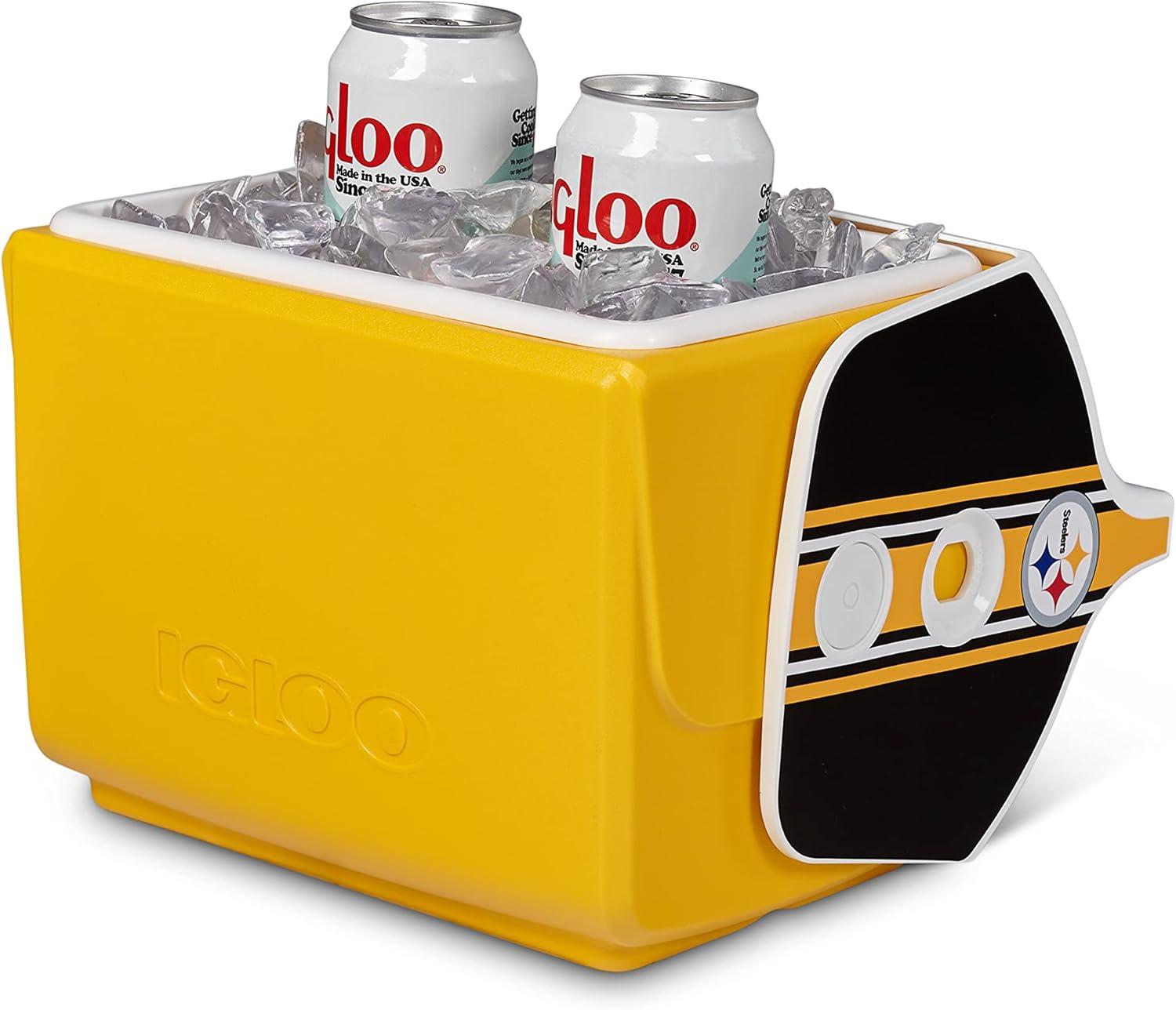 imageIgloo Limited Edition NFL 7 Qt Little Playmate CoolerSteelers
