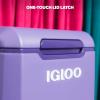 image:imageIgloo Tag Along 360 Spinner Cooler  20 Quart Rolling Ice ChestDusted Grape
