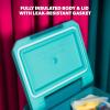 image:imageIgloo Tag Along 360 Spinner Cooler  20 Quart Rolling Ice ChestLagoon Teal