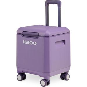 image:imageIgloo Tag Along 360 Spinner Cooler  20 Quart Rolling Ice ChestDusted Grape